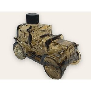 Vintage Avon REO Depot Wagon No Roof, Empty Oland After Shave Gold Glass- EUC